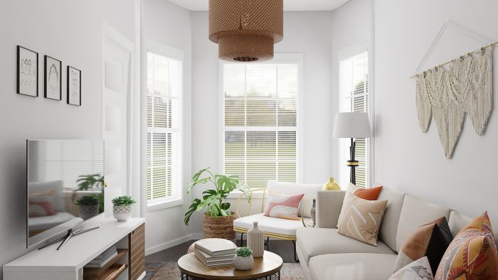 Southwestern Vibes: Rustic Boho Living Room Design View 3 By Spacejoy