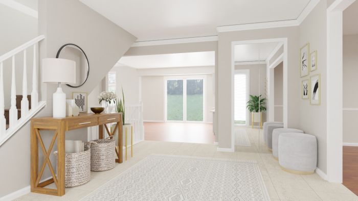 Warm Woods: Classic Transitional Entryway Design View 2 By Spacejoy