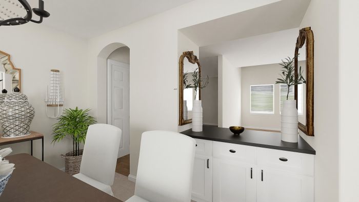 Slipcovered Dining Chairs: Classic Traditional Dining Room Design View 4 By Spacejoy