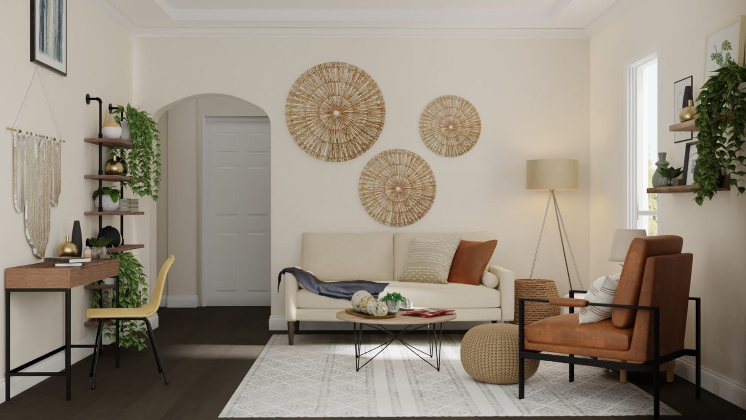 Spacejoy review of Living Room Designed For Amber Esperaza