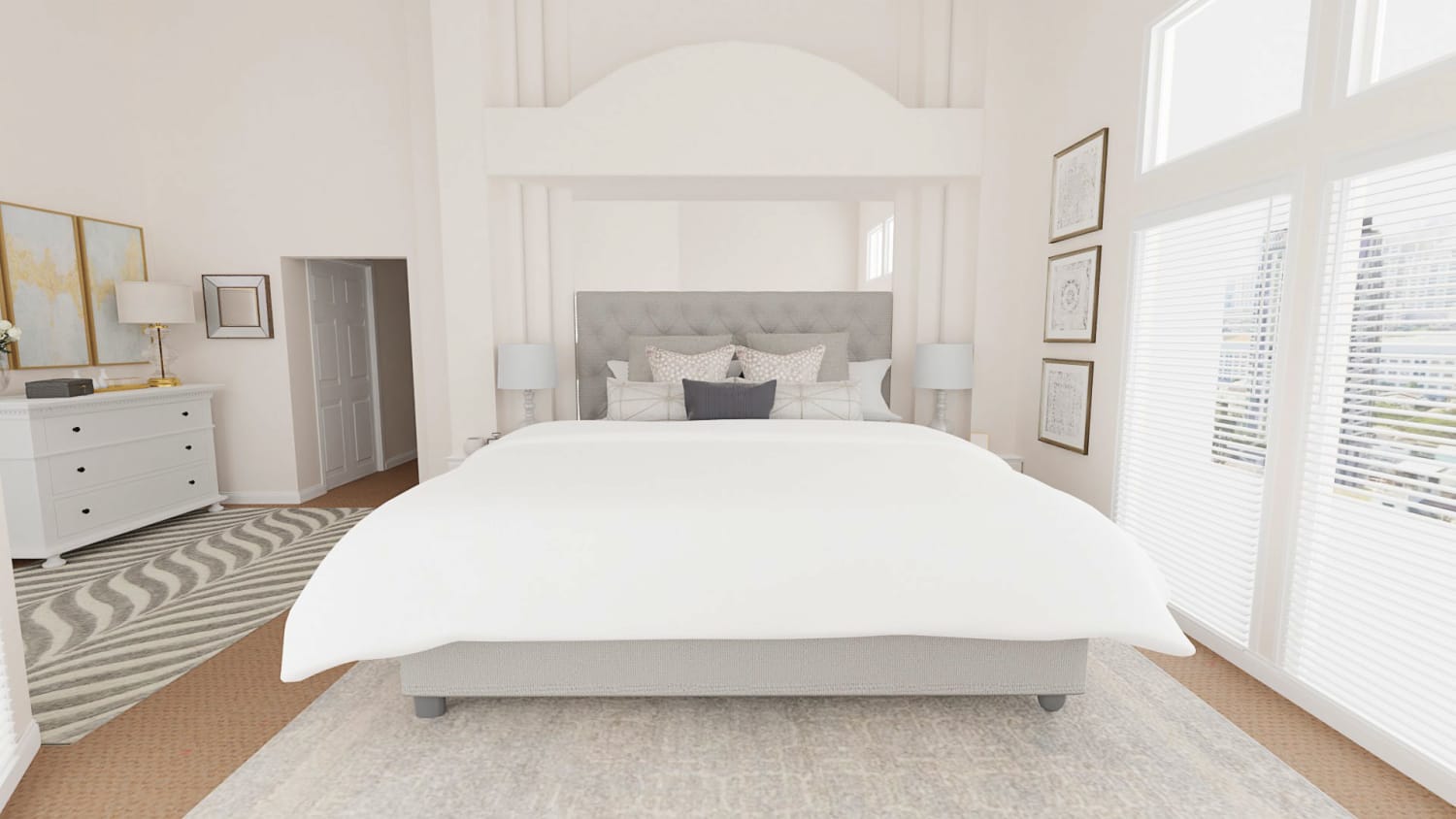Spacejoy review of Bedroom Designed For Maxie and Mark McClintock
