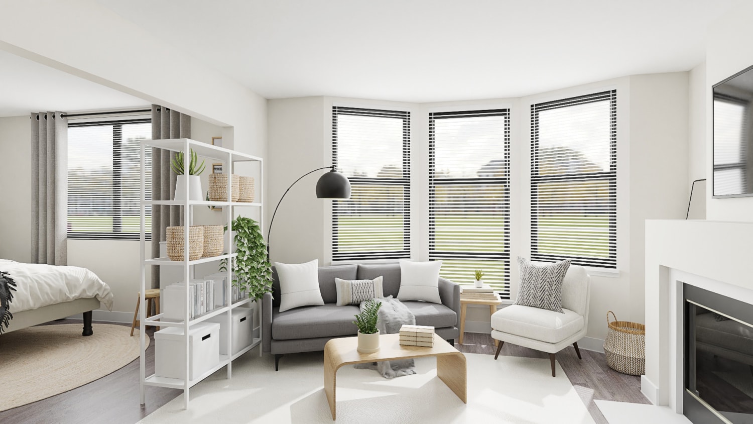 Monochromatic Space: Modern Minimalist Studio Design By Spacejoy
