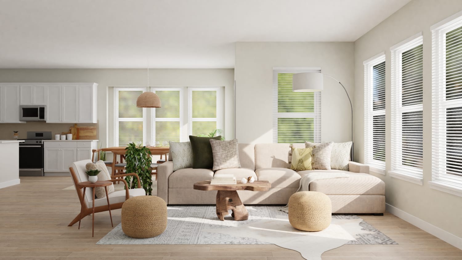 An Open Space for This Scandinavian Living Room Design By Spacejoy