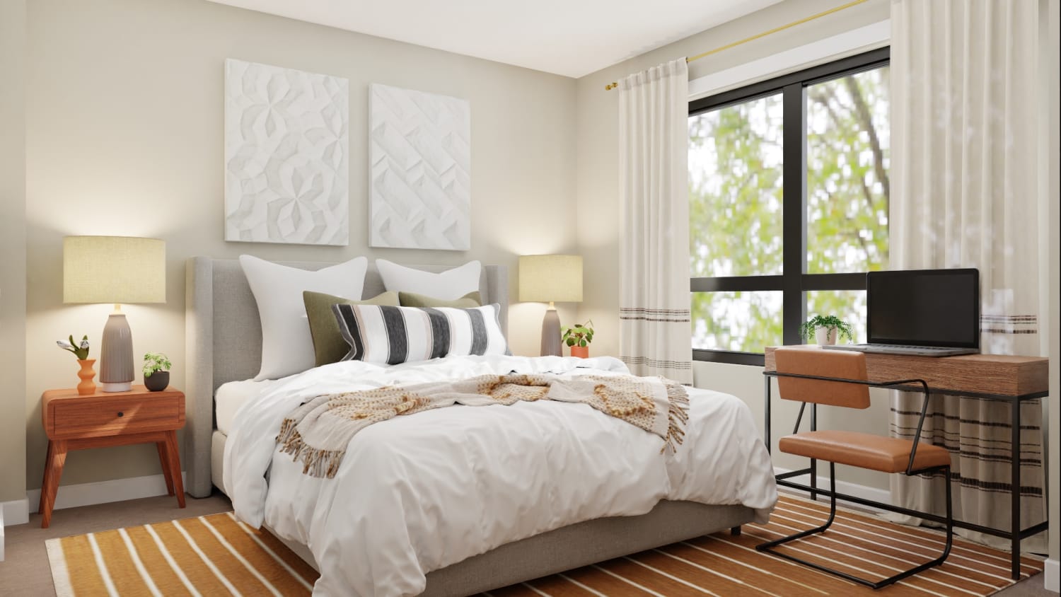 A Tiny Room Designed to Maximize the Space Design By Spacejoy