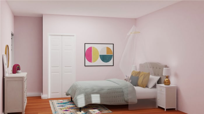Bold and Eclectic Girls Bedroom Design Design View 3 By Spacejoy