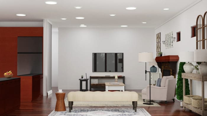 Traditional Farmhouse: Living Room Design View 5 By Spacejoy