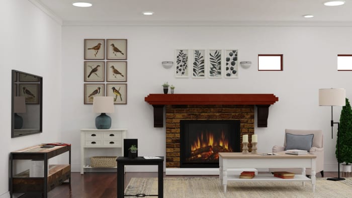 Traditional Farmhouse: Living Room Design View 4 By Spacejoy