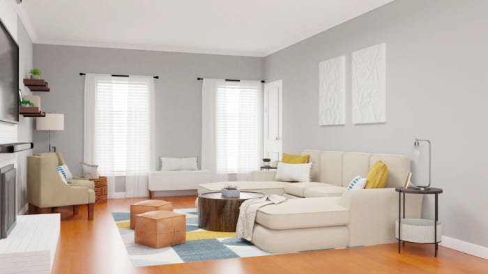 Spacejoy review of Living Room Designed For Stephanie Miles 2