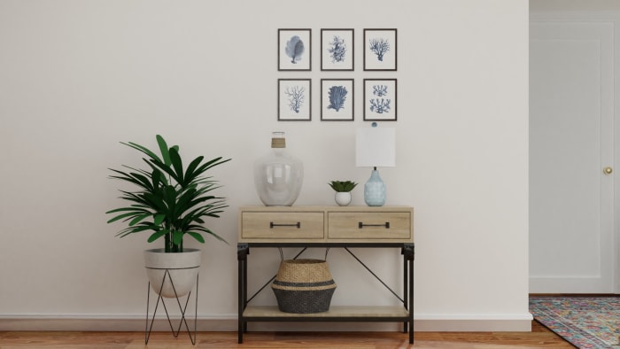 Jewel Tones: Rustic Eclectic Living Room Design View 3 By Spacejoy