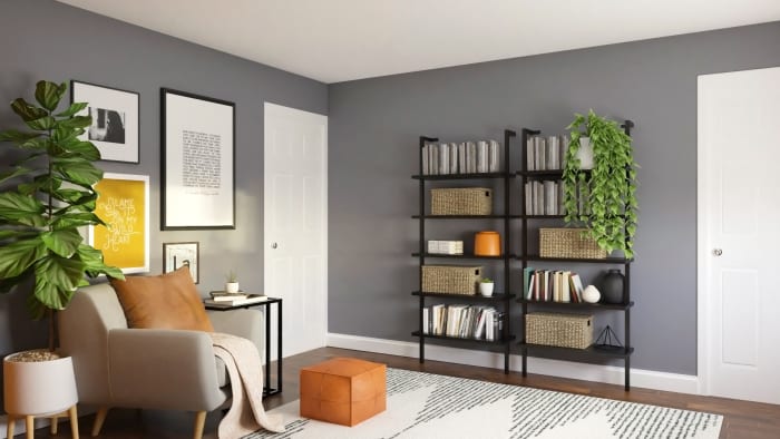 Extra Storage: Urban Modern Office Design View 4 By Spacejoy