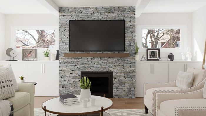 Conversational Seating: Traditional Living Room Design View 3 By Spacejoy
