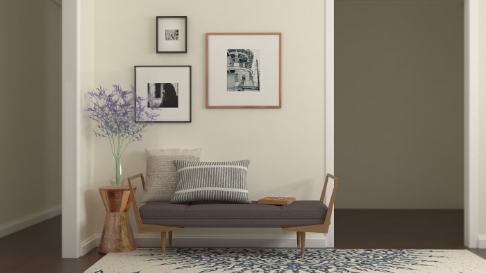 Sputnik Chandelier: Modern Farmhouse Entry Design View 2 By Spacejoy