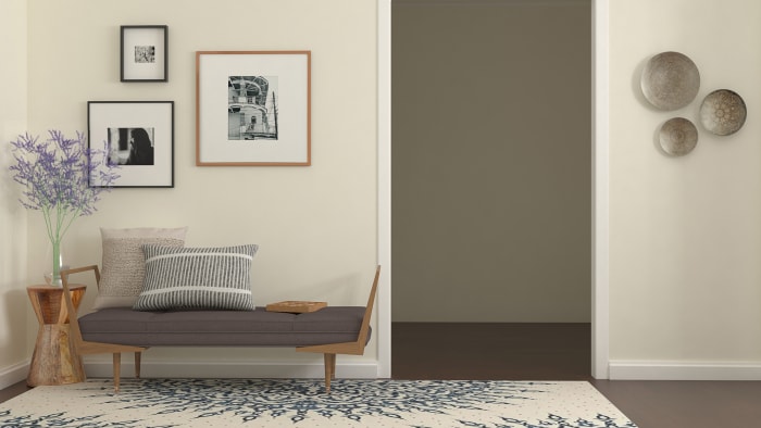 Sputnik Chandelier: Modern Farmhouse Entry Design View 3 By Spacejoy