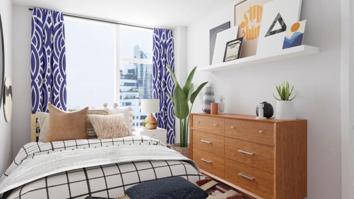 Boho Artwork: Eclectic Bedroom Design View 3 By Spacejoy