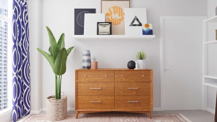 Boho Artwork: Eclectic Bedroom Design View 5 By Spacejoy