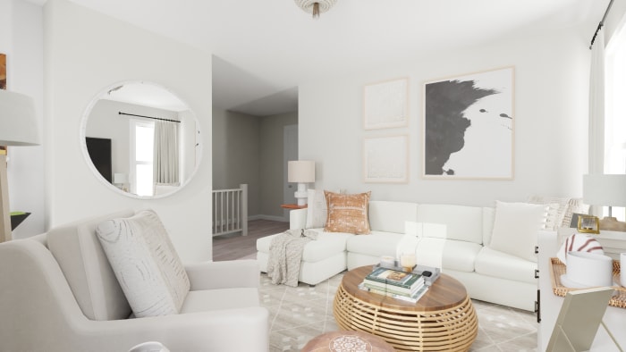 Summer Escape: Scandinavian Entertainment Room Design View 3 By Spacejoy