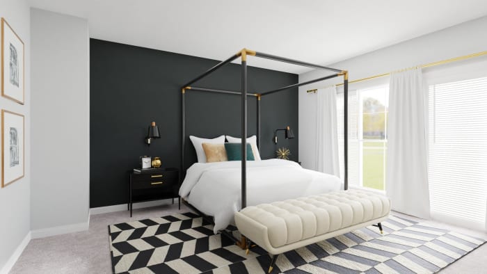 A Modern and Bold Bedroom Design That Inspires Luxury Design View 3 By Spacejoy