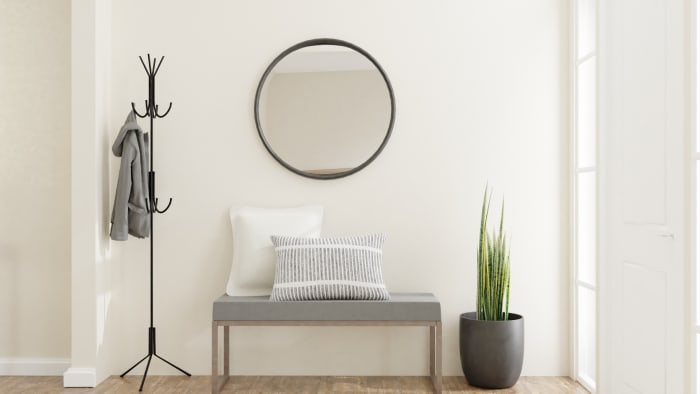 A Modern Rustic Entryway to Inspire Inner Peace Design View 4 By Spacejoy