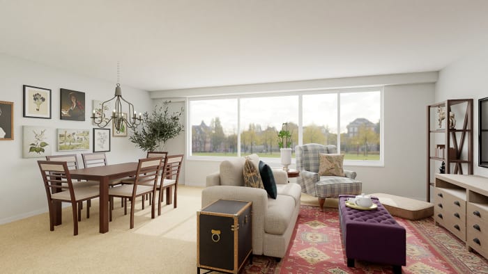 An Inspiring Classic Eclectic Living Room Design View 3 By Spacejoy