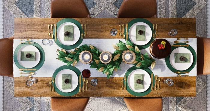 Rustic Modern Tablescape for an Intimate Night In Design View 3 By Spacejoy