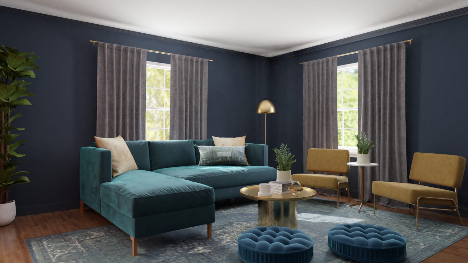 Spacejoy review of Living Room Designed For Lynette