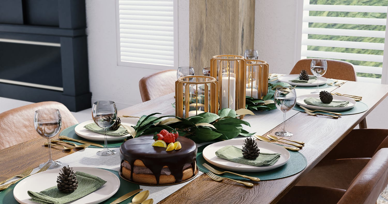 Rustic Modern Tablescape for an Intimate Night In Design By Spacejoy