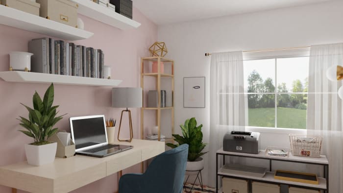 Spacejoy review of Home Office Designed For Adriana Pachas 2
