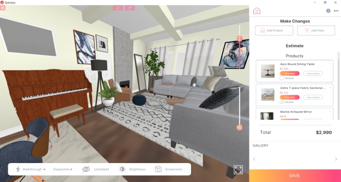 3D Design For Zoe New Living Room View 2