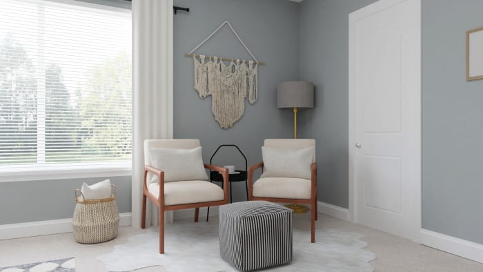Tribal Vibes: Modern Boho Bedroom Design View 3 By Spacejoy