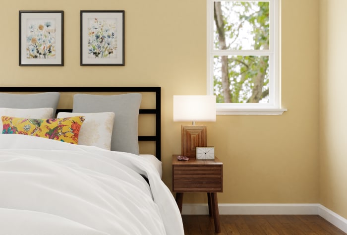 A Modern and Eclectic Bedroom with Boho Touches Design View 4 By Spacejoy