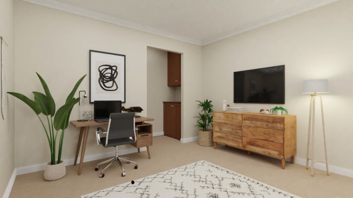 A Bedroom Worthy of Boho Wall-of-Fame Design View 2 By Spacejoy