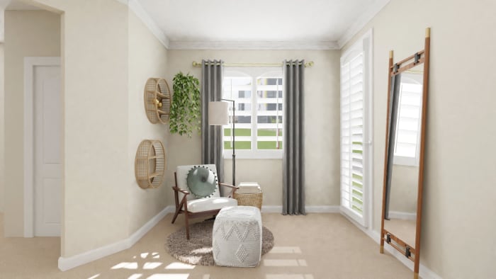 A Bedroom Worthy of Boho Wall-of-Fame Design View 5 By Spacejoy
