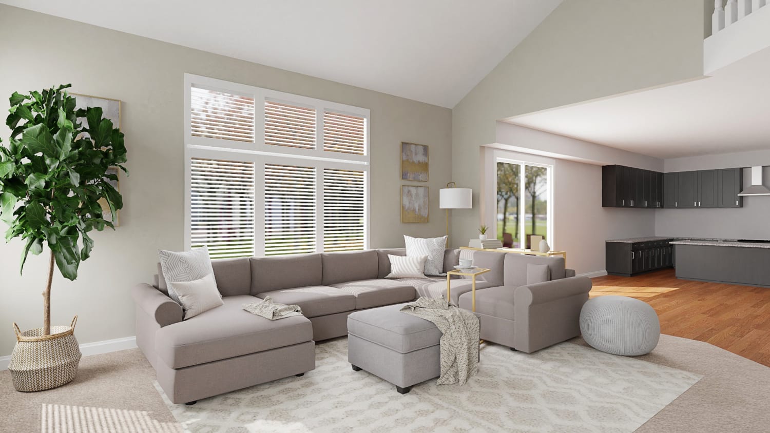 Spacejoy review of Living Room Designed For Stephanie Sutton