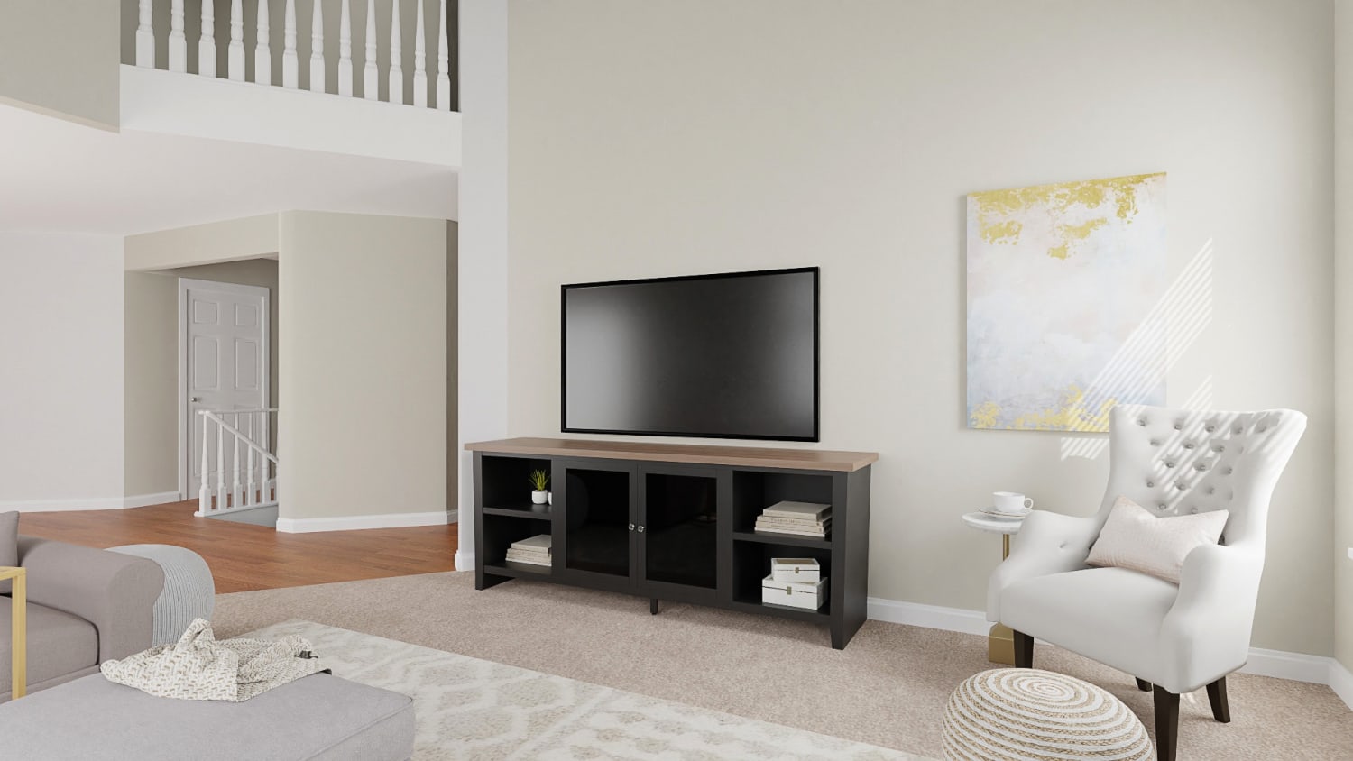 Spacejoy review of Living Room Designed For Stephanie Sutton