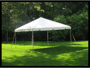 10x10 Frame Tent (White Top)