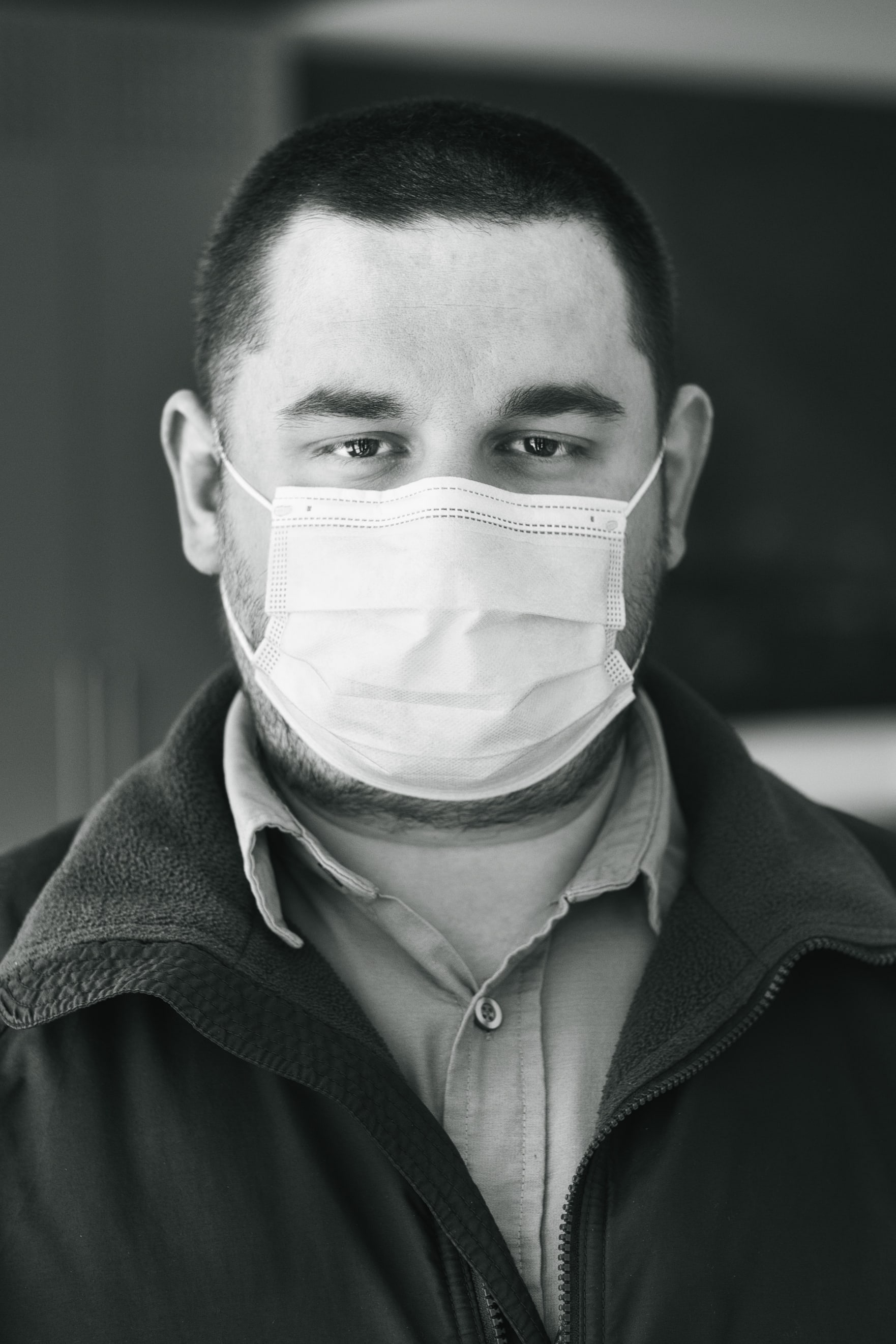masked healthcare worker