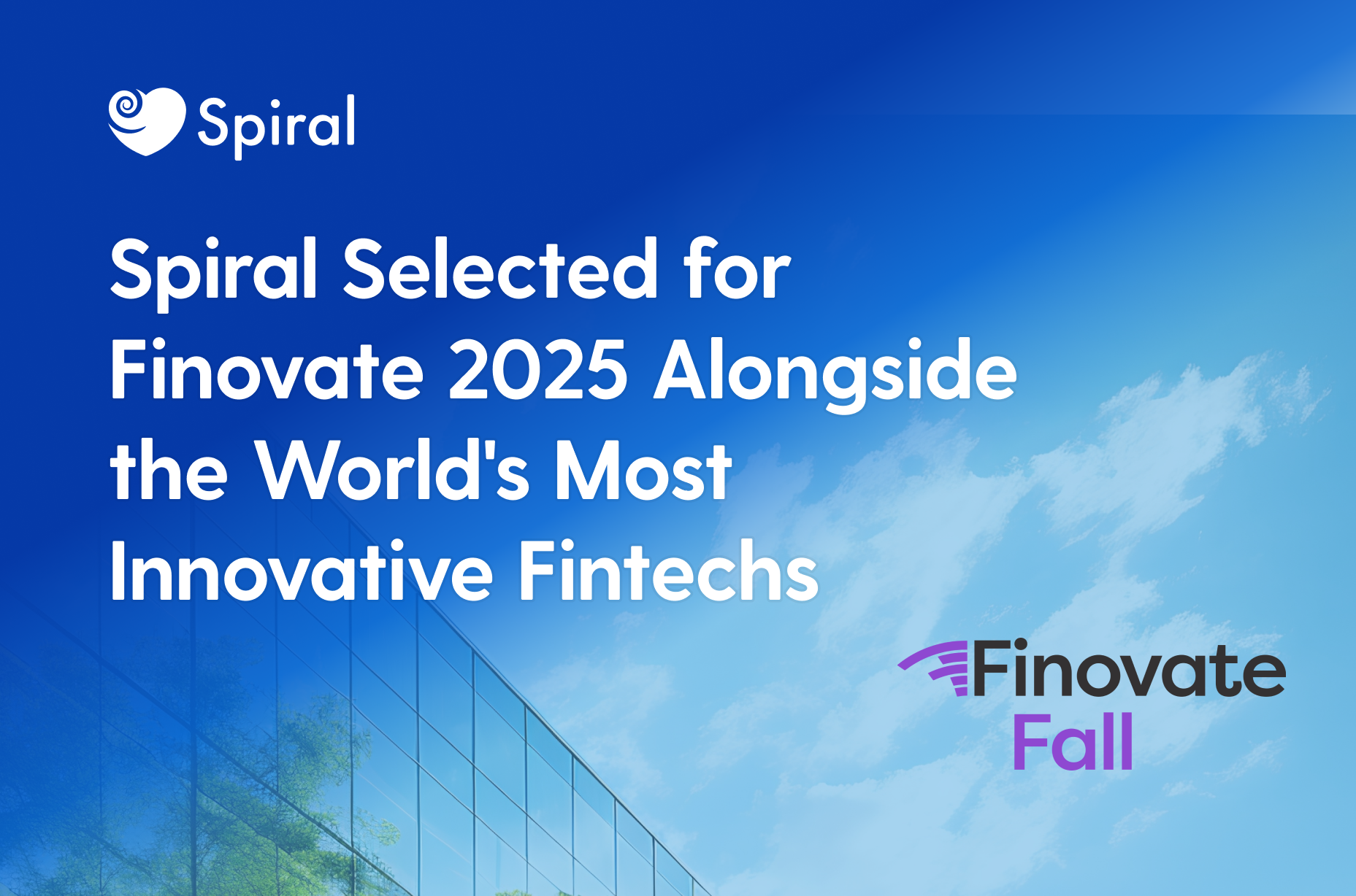 Spiral Selected for FinovateFall 2025 Alongside World's Most Innovative Fintechs