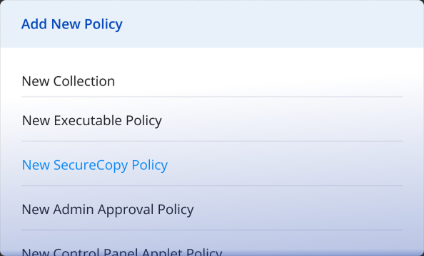 Endpoint Privilege Policy Manager