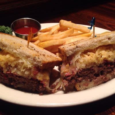 Ruben Sandwich & Fries.