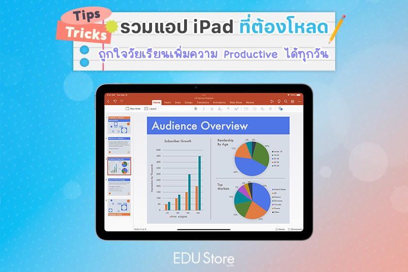 12 แอป iPad ที่นักเรียนควรใช้! เรียนดี ติดท็อป ได้ที่หนึ่งแบบชิล ๆ