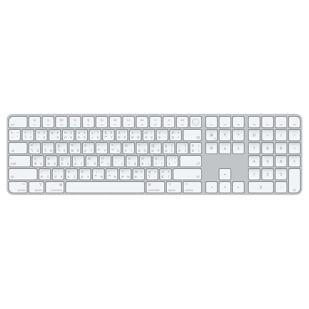 Magic Keyboard with Touch ID and Numeric Keypad for Mac computers with Apple silicon - Thai