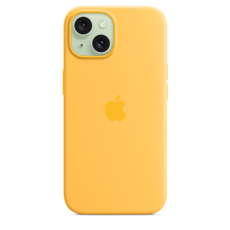 iPhone 15 Silicone Case with MagSafe - Sunshine 2