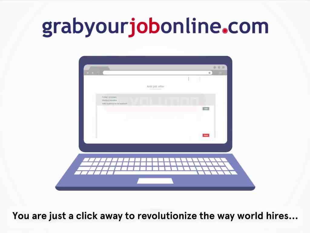 Grab your job online