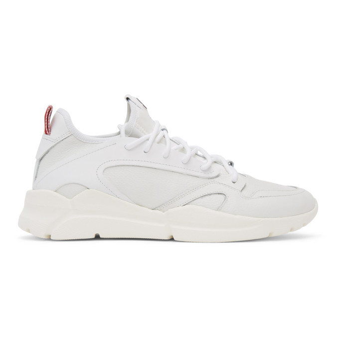 sneakers鞋子,鞋子 anakin textured-leather and rubber sneakers in 001 white