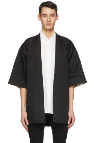 Naked Famous Denim Ssense Canada Exclusive Black Haori Jacket Ssense