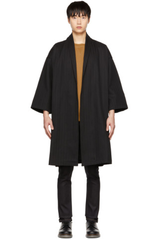 Naked Famous Denim Ssense Canada Exclusive Black Coat Ssense