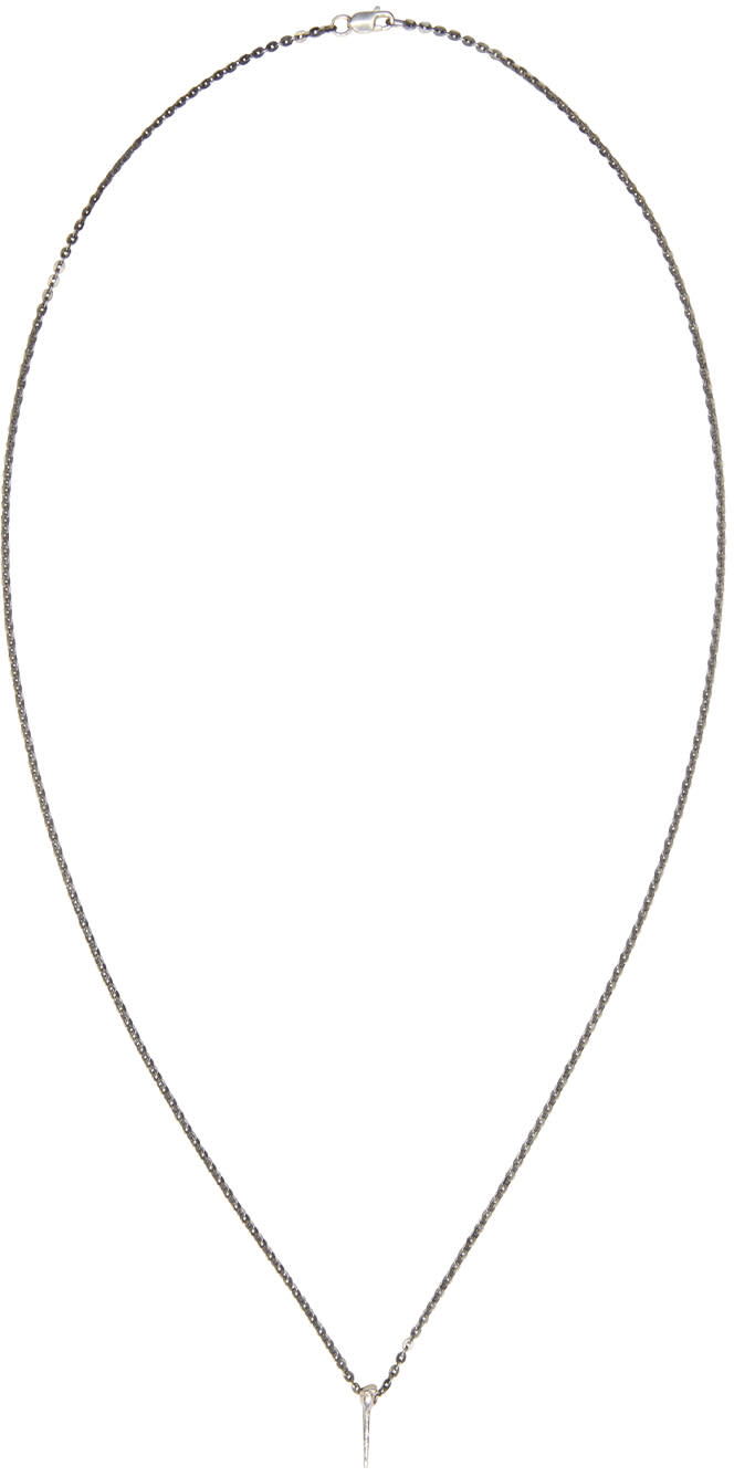 Pearls Before Swine Silver Small Thorn Necklace