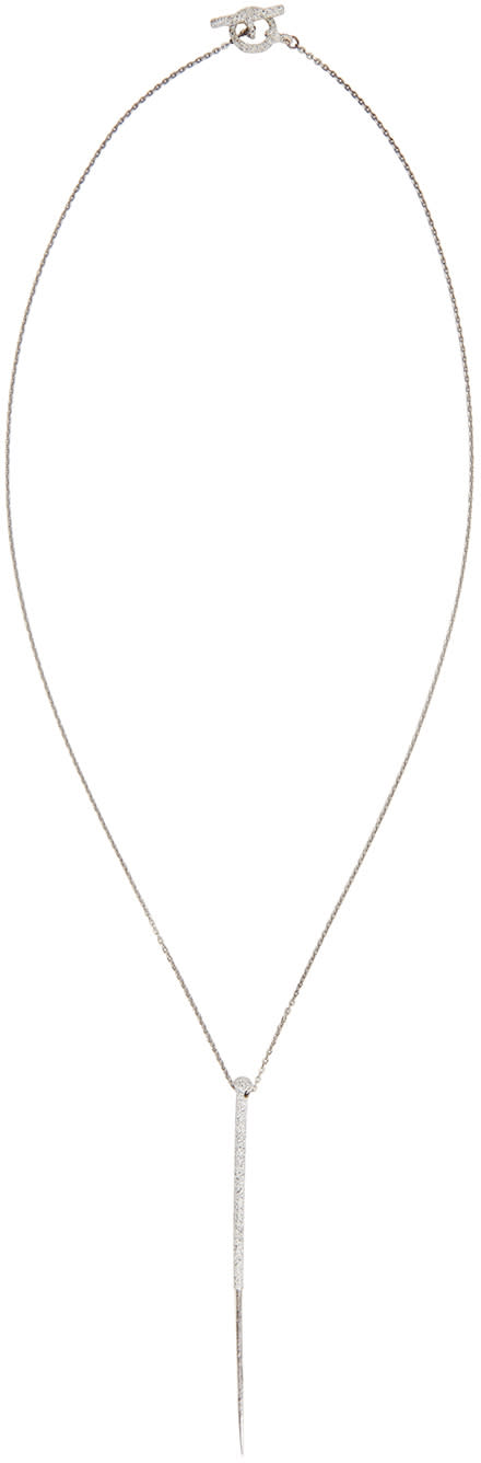 Pearls Before Swine Silver Long Thorn Necklace