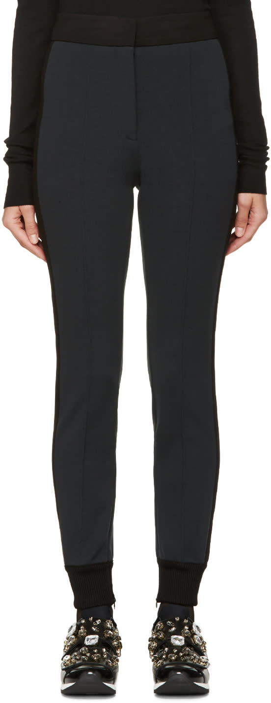 Dolce and Gabbana Grey and Black Tux Striped Lounge Pants