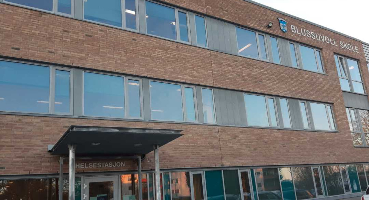 Inngang Blussuvoll helsestasjon